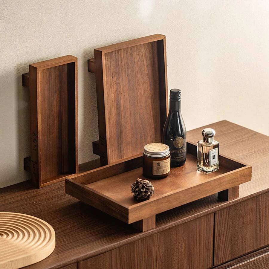 Food Storage For Restaurant - Japon Tarzı Ahşap Gongfu Çay Töreni