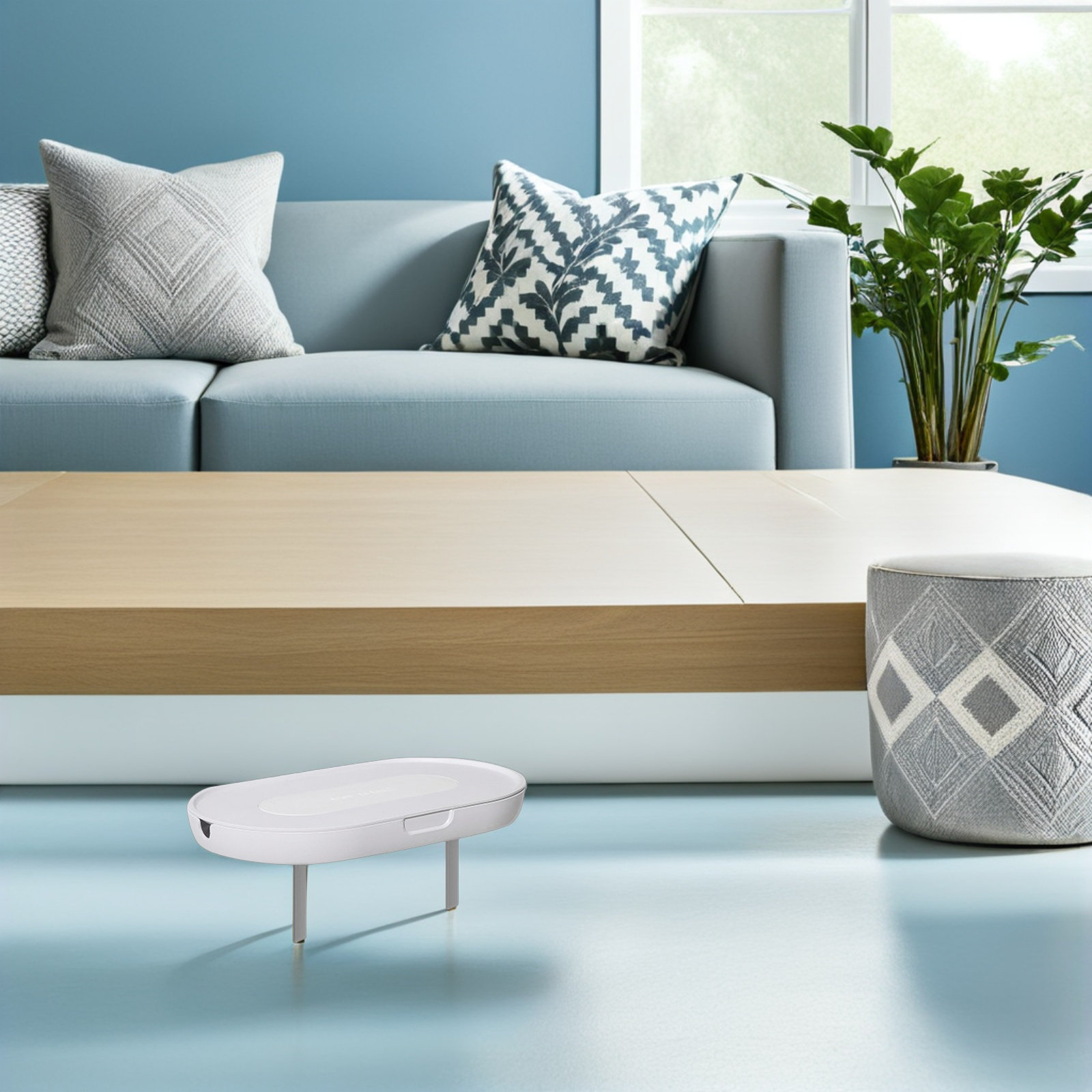 Food Storage Rack - Duvar Priz Rafı Çıkarılabilir Plastik Raf