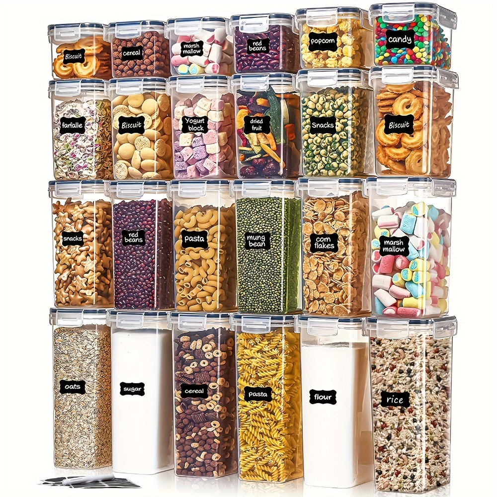 Food Storage Organization - 24 adet gıda saklama kapları 12