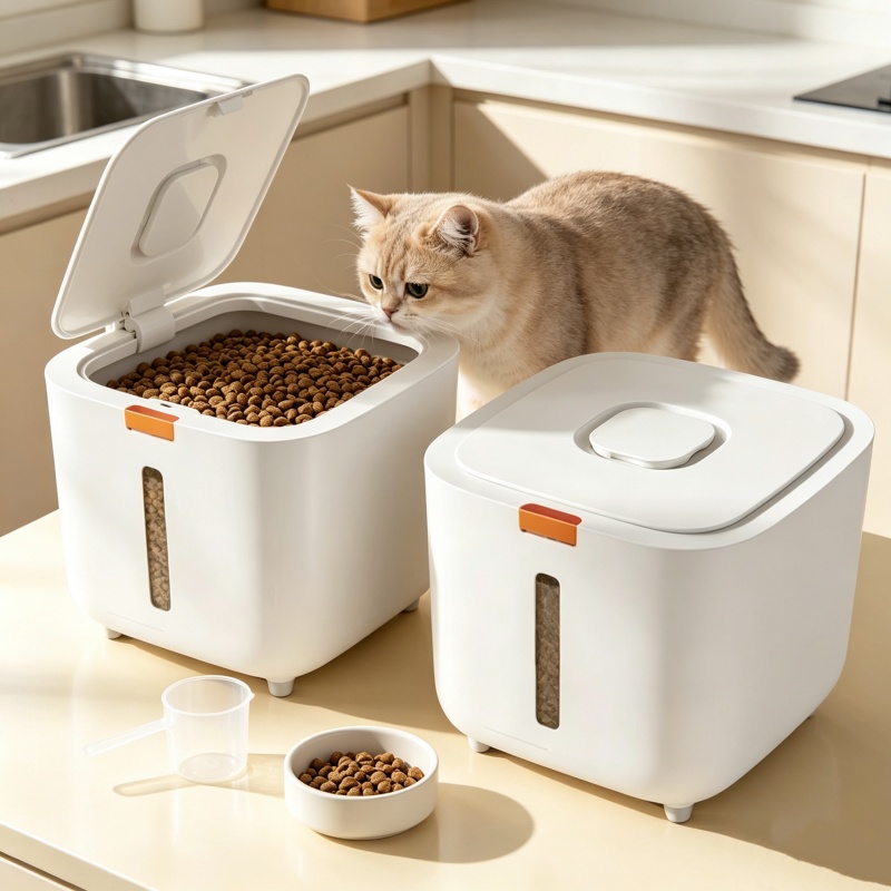 Food Storage For Dog - 5/7KG Evcil Hayvan Maması Saklama Kutusu,