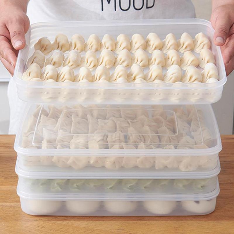 Food Storage Organization - Şeffaf Mutfak Saklama Kutusu Buzdolabı Düzenleyici