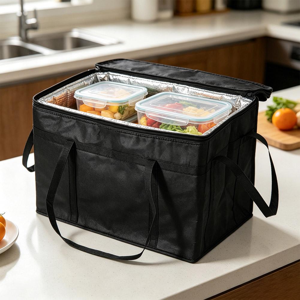 Food Storage Zipper Bags - Yalıtımlı Termal Çanta Büyük Depolama Soğutucu