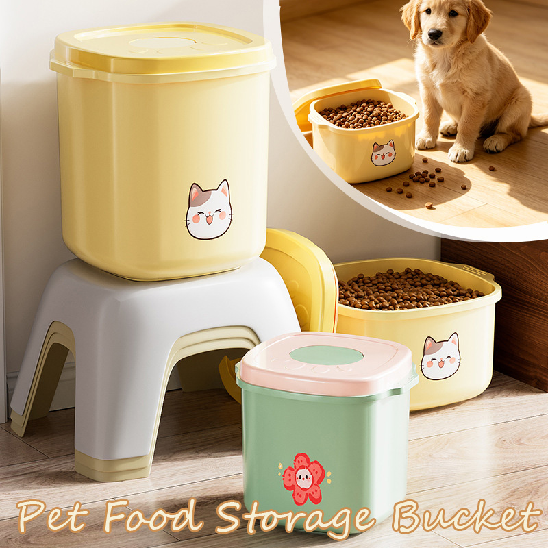 Food Storage For Dog - 1 adet 2.5/5/10L vakumlu evcil hayvan