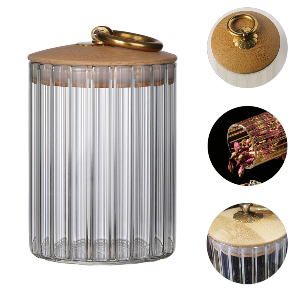 Food Storage Containers Glass - Hava Geçirmez Cam Saklama Kavanozları Çay