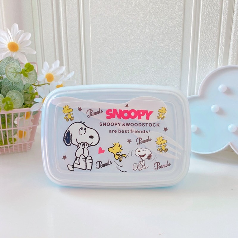 Food Storage Containers Set - Kawaii Snoopy Yemek Kutusu Kaşık Çatal