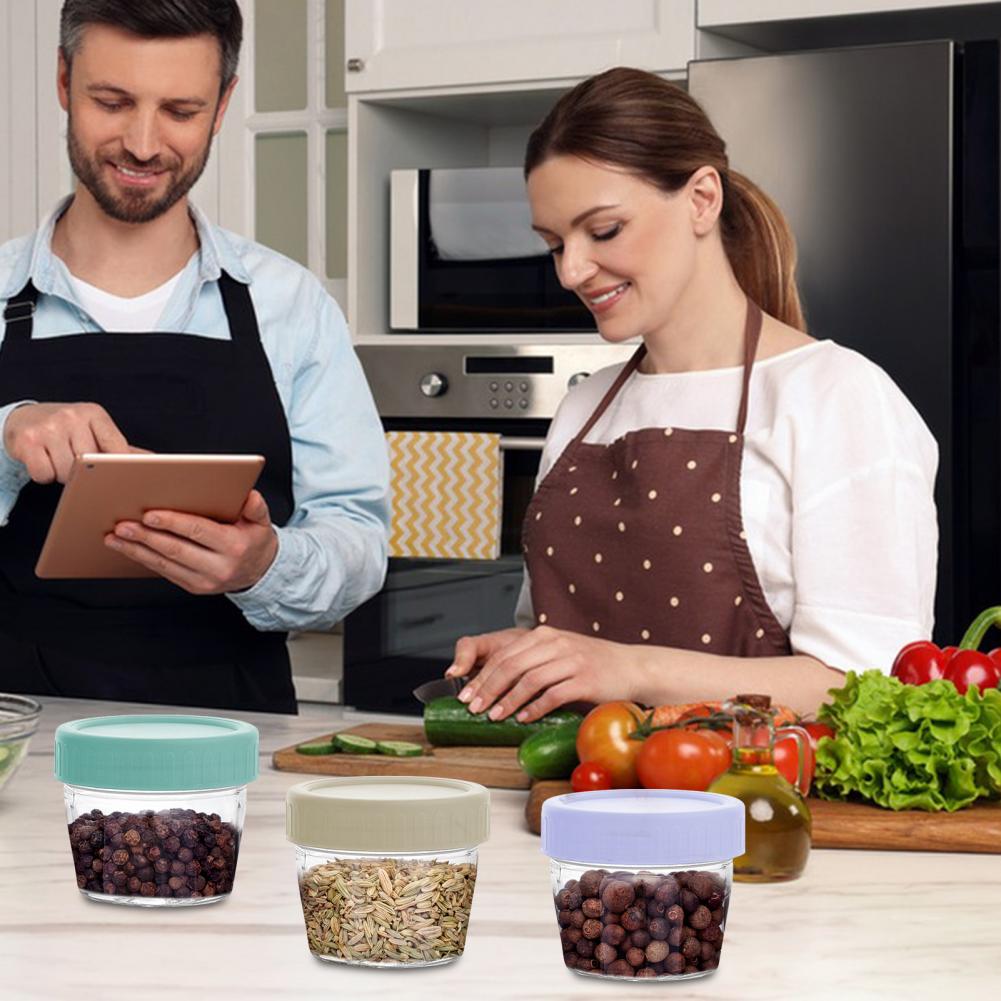 Food Storage Containers Glass - Gıda Saklama Kavanozları Cam Gıda Kapları