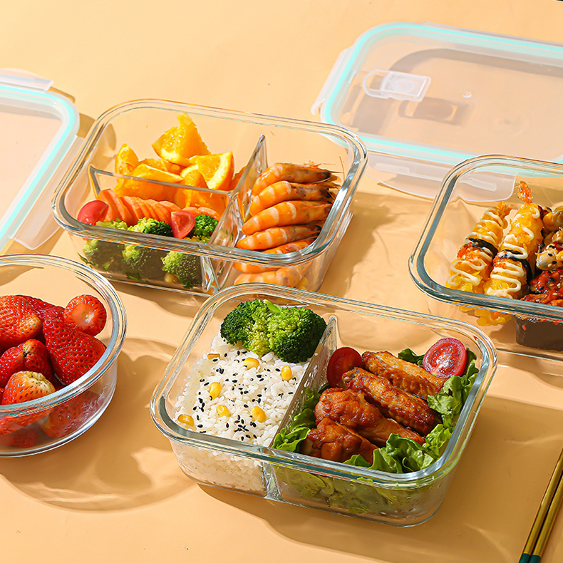Food Storage Equipment - Cam Saklama Kabı yüksek borosilikat ısıya
