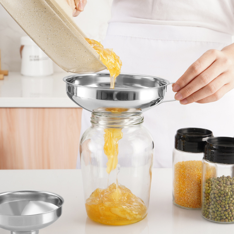 Mason Jar Wide Mouth - Paslanmaz Çelik Geniş Ağızlı Huni Konserve