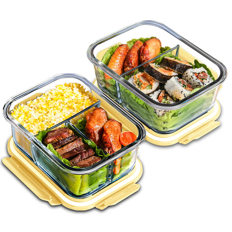 Food Storage Containers Glass - Cam Saklama Kabı yüksek borosilikat ısıya
