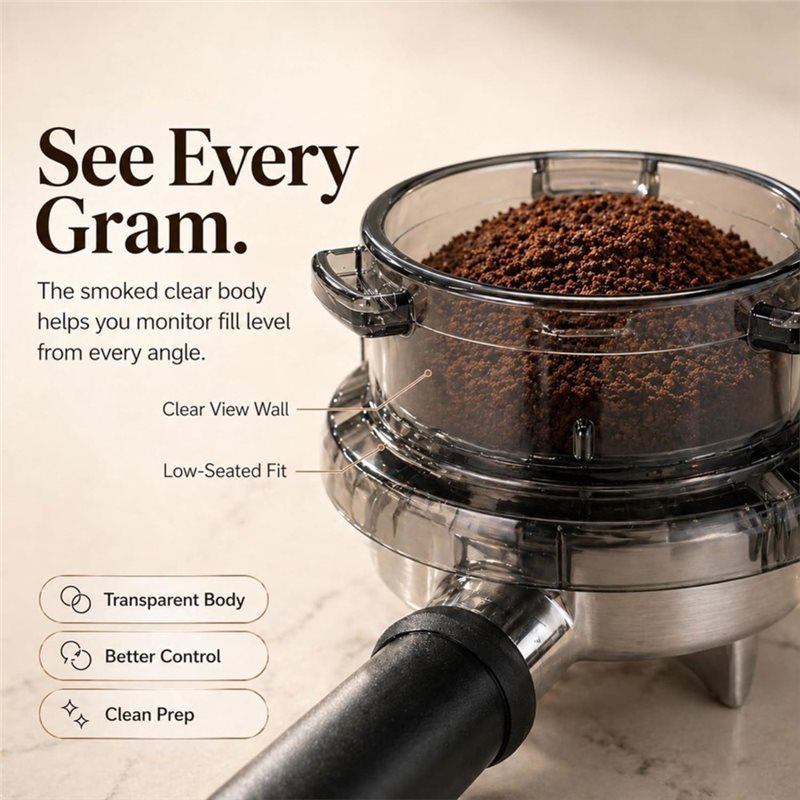 Breville Espresso Barista Express - Promosyon! Twist-Lock Portafilter Hunisi 54Mm Bambino,