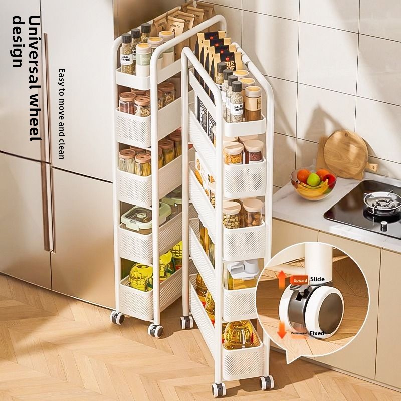 Food Storage Kitchen Cabinet - Paslanmaz çelik mutfak aralık rafı buzdolabı