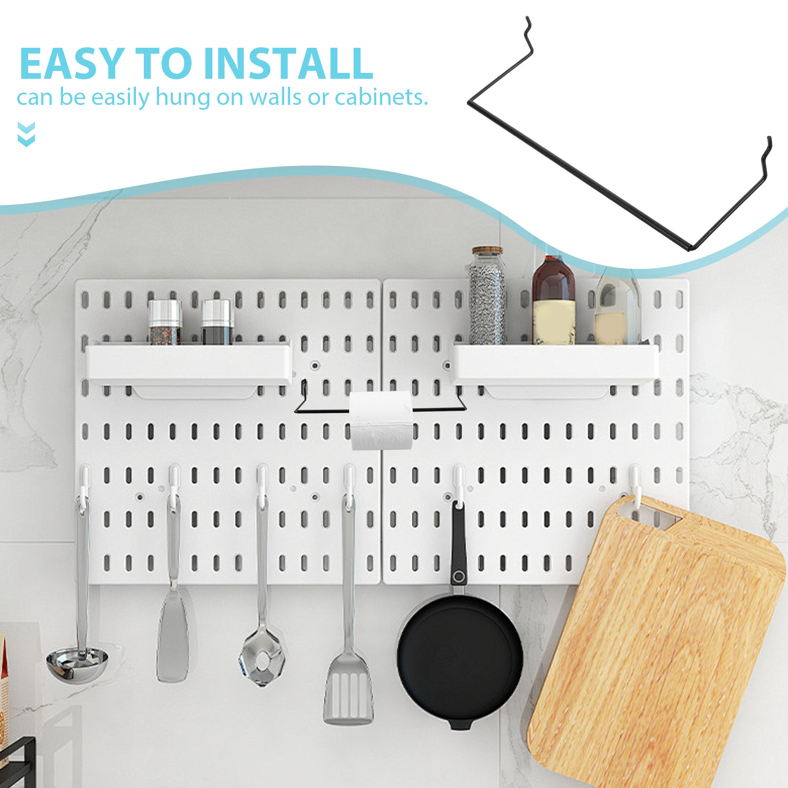 Metal Pegboard Mutfak Havluluk - Food Storage Rack incelemesi ve fiyatı