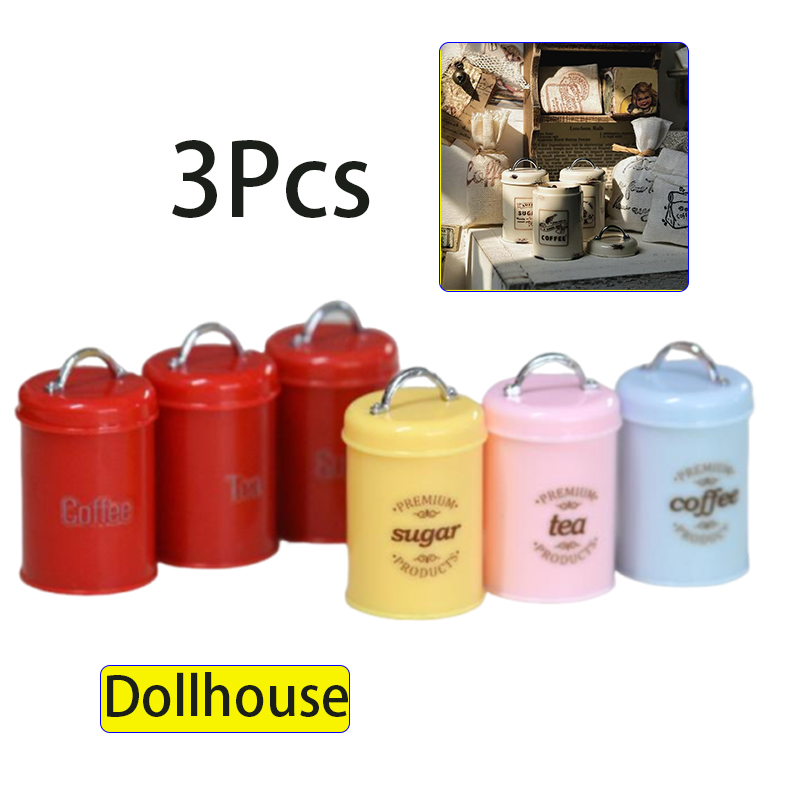 3 adet minyatür Dollhouse Mini - Food Storage And incelemesi ve fiyatı