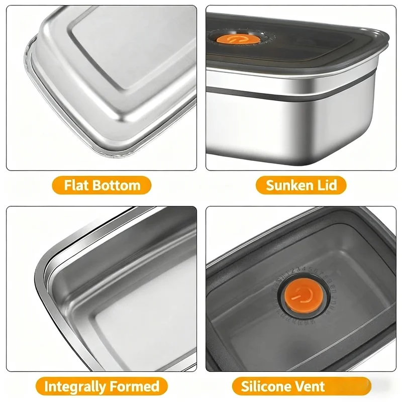 Büyük Kapasiteli Paslanmaz Çel - Food Storage Box Large incelemesi ve fiyatı