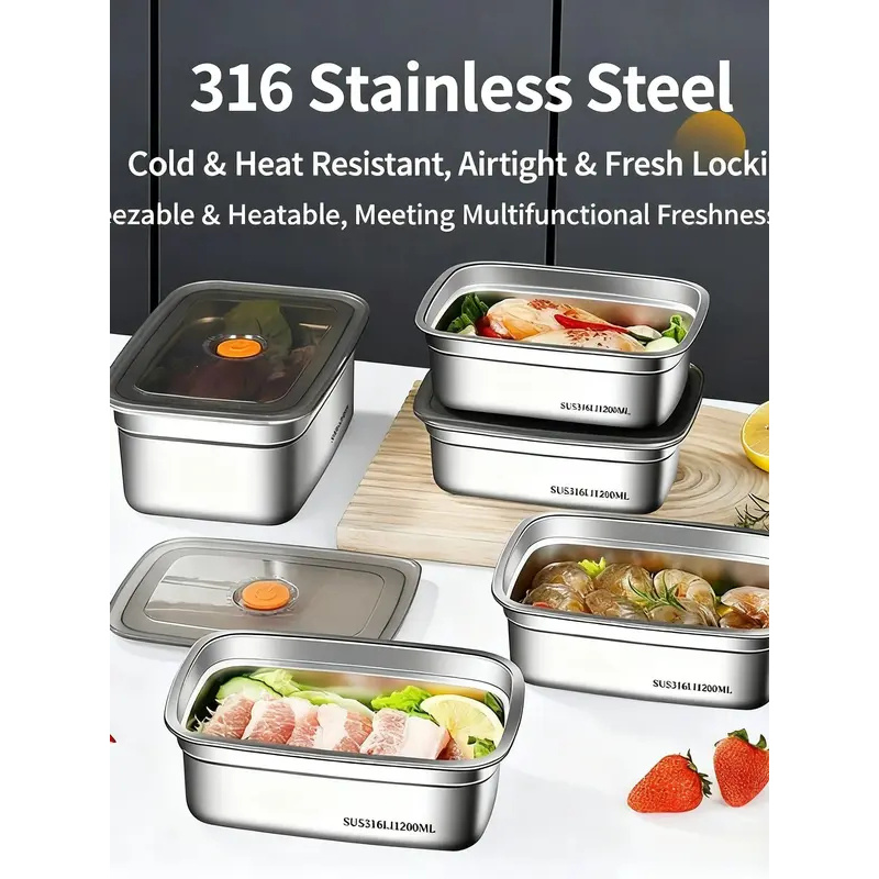 Büyük Kapasiteli Paslanmaz Çel - Food Storage Box Large incelemesi ve fiyatı