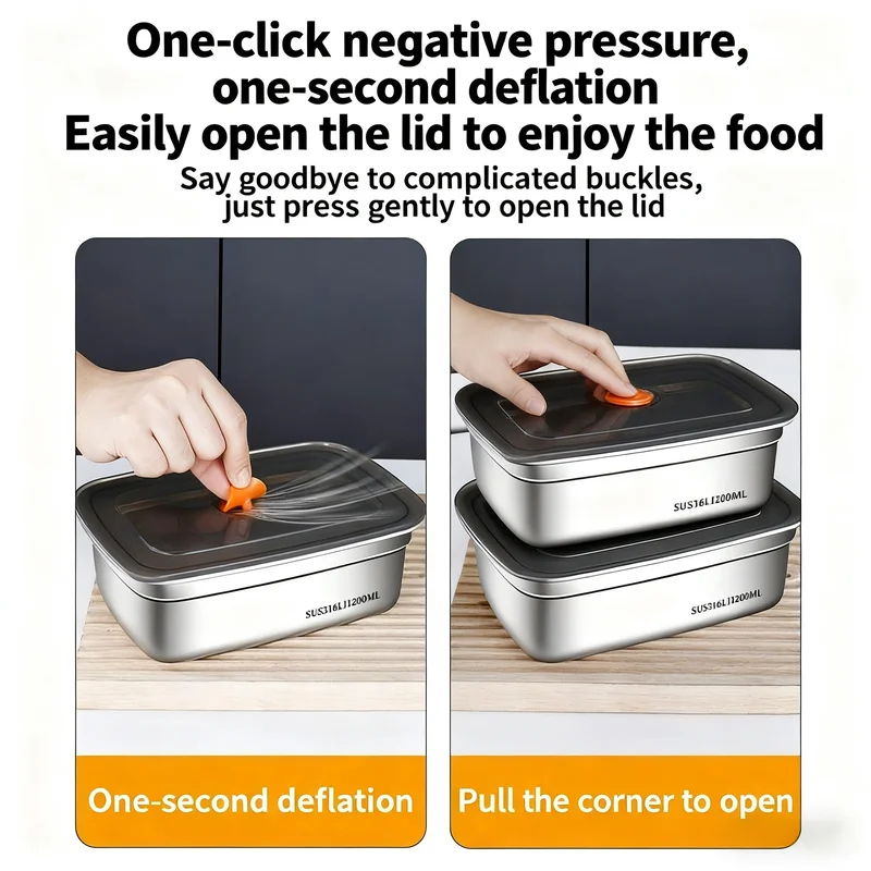 Büyük Kapasiteli Paslanmaz Çel - Food Storage Box Large incelemesi ve fiyatı
