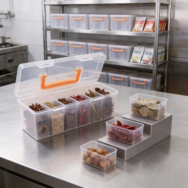 7 Parçalı Şeffaf Bölmeli Alet  - Food Storage Hot Box incelemesi ve fiyatı