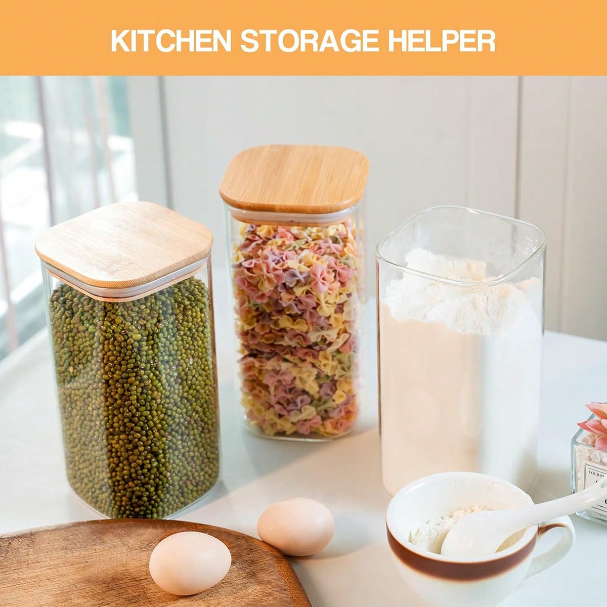 6'lı Paket Cam Gıda Saklama Ka - Food Storage Containers Glass incelemesi ve fiyatı