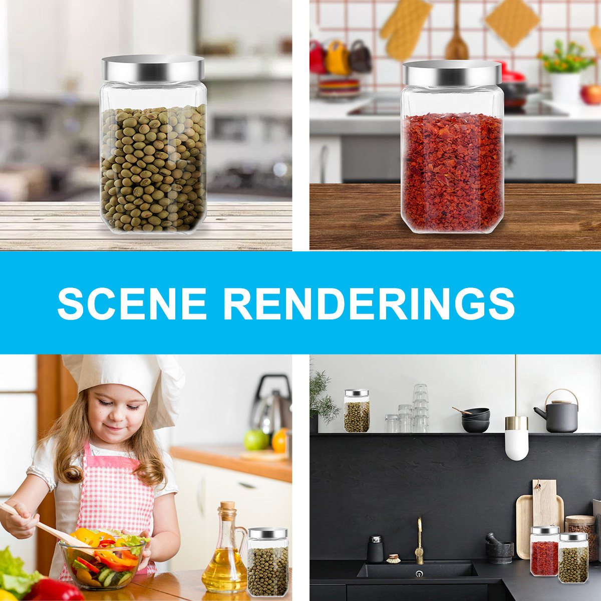 1 Adet Yüksek Borosilikat Cam  - Food Storage Containers Glass incelemesi ve fiyatı