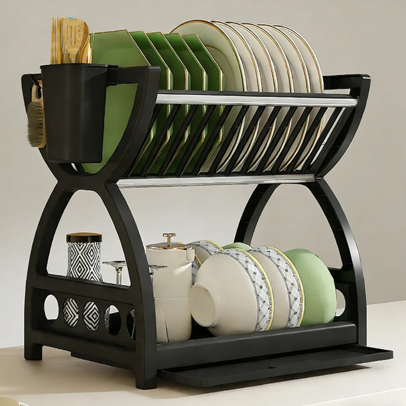 2 katmanlı bulaşık kurutma raf - Food Storage Rack incelemesi ve fiyatı