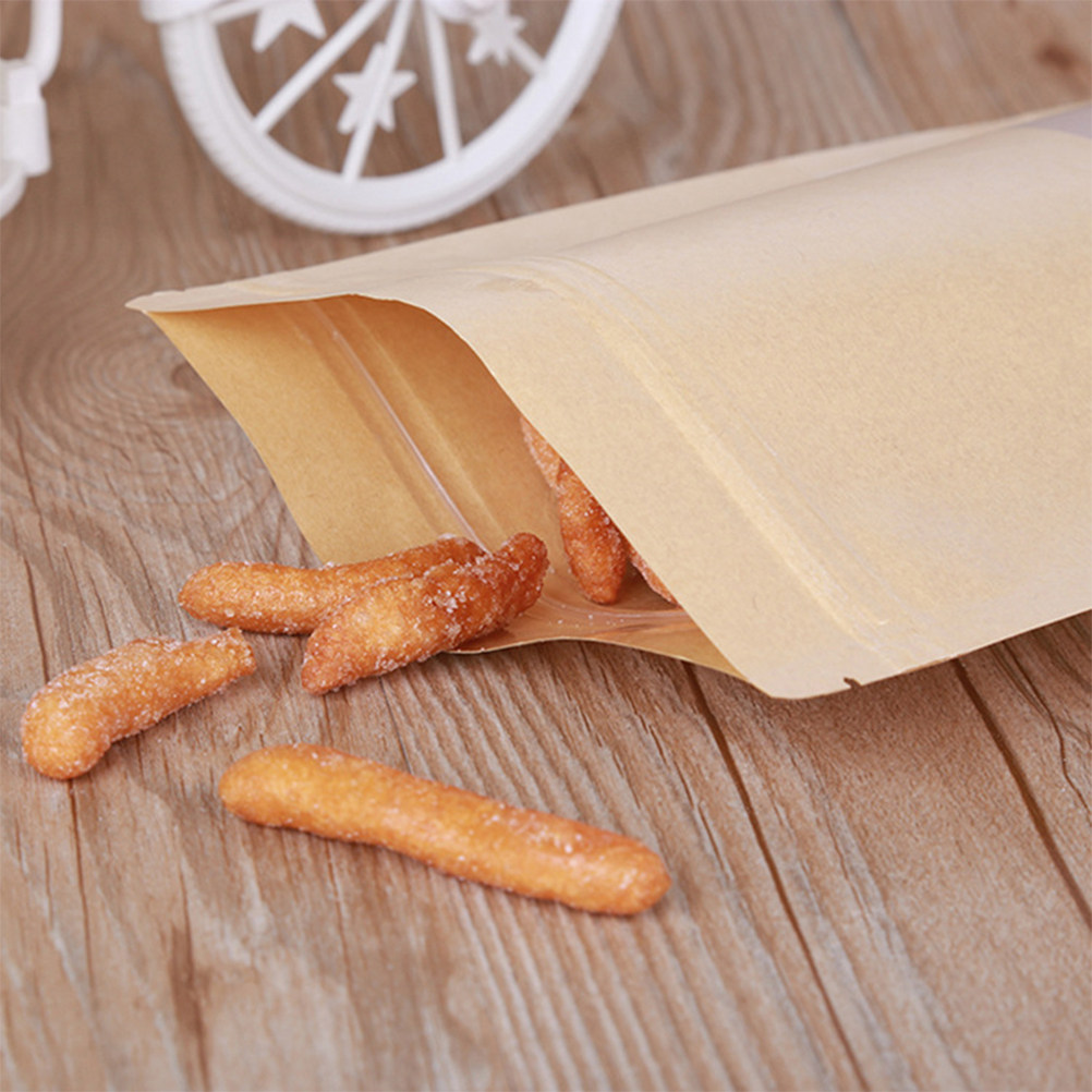 50 Adet Kraft Kağıt Fermuarlı  - Food Storage And incelemesi ve fiyatı
