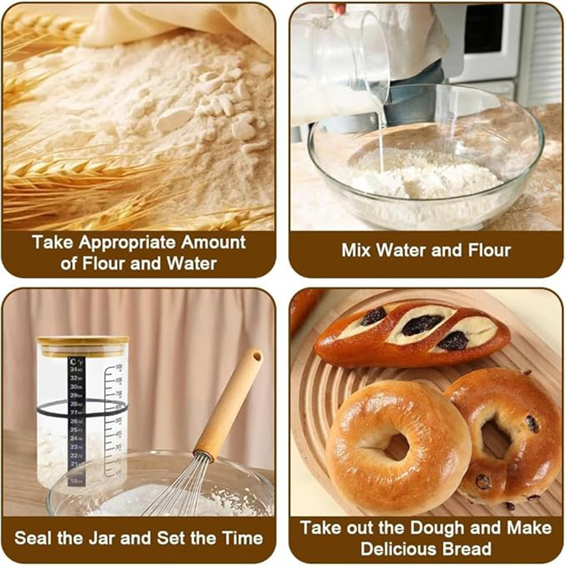 Ekşi Mayalı Ekmek Yapma Seti E - Food Storage Containers Glass incelemesi ve fiyatı