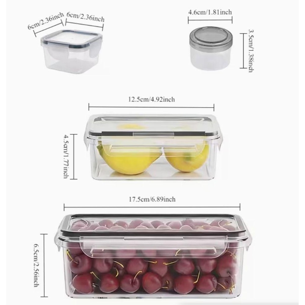 4 Parçalı Şeffaf Gıda Saklama  - Food Storage Containers Set incelemesi ve fiyatı