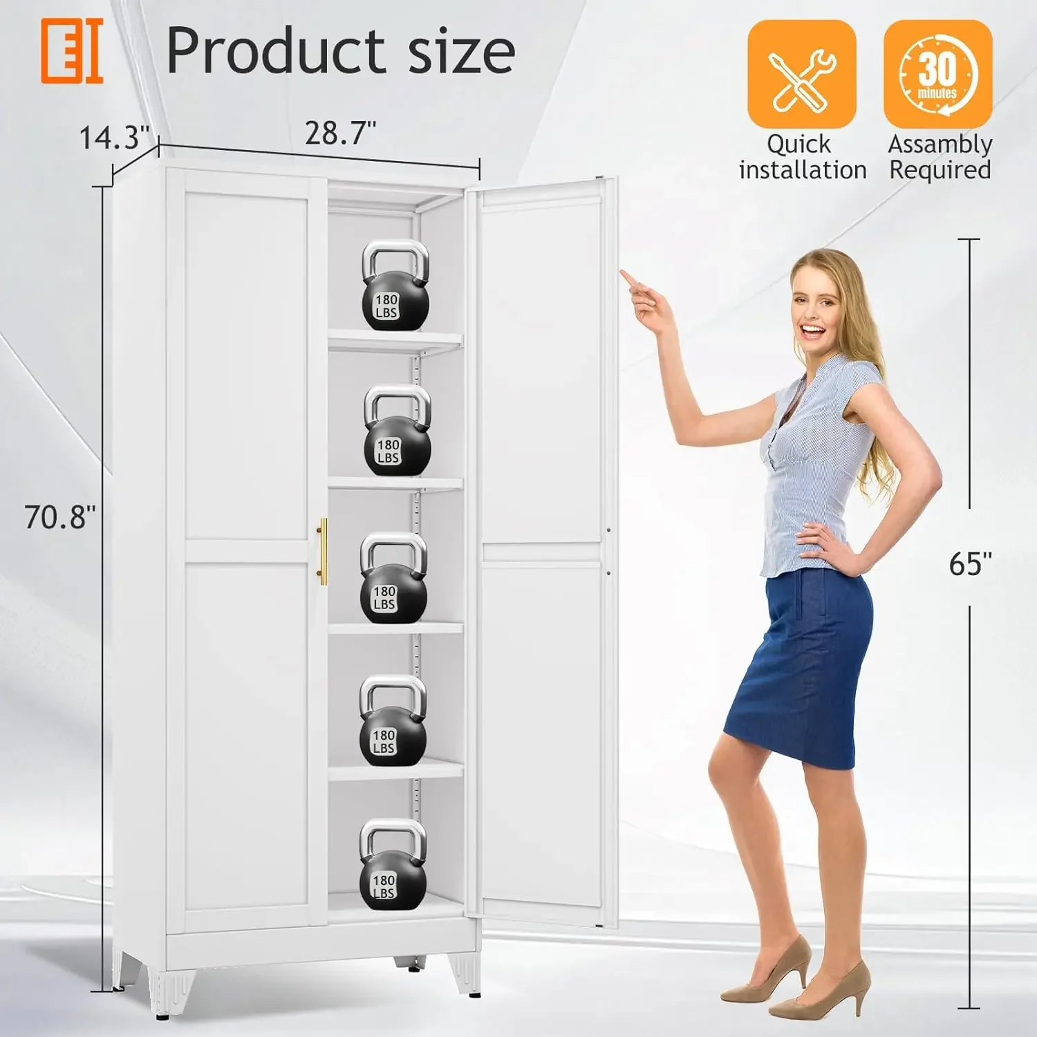 71 cm Yüksekliğinde, Kapılı ve - Food Storage Kitchen Cabinet incelemesi ve fiyatı
