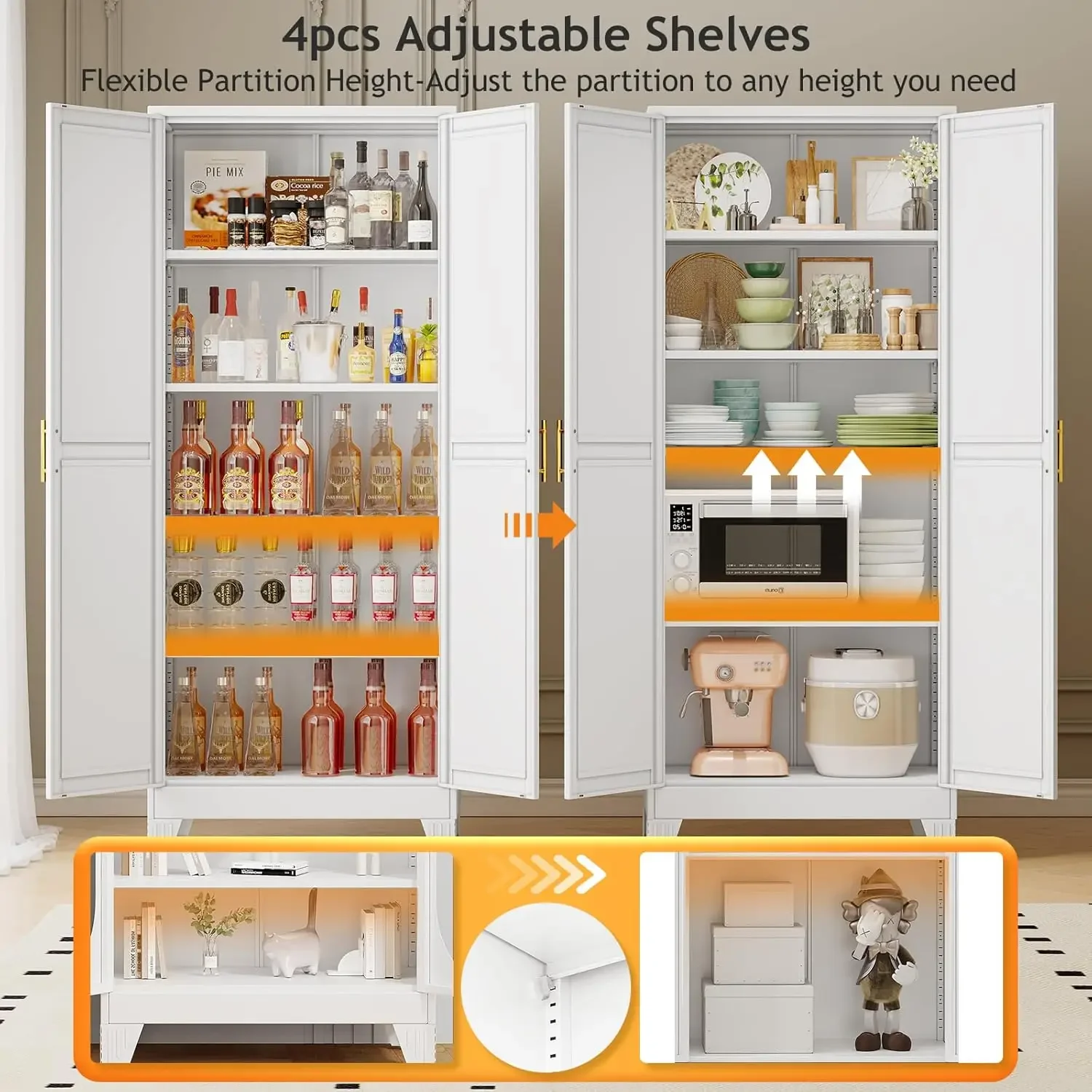 71 cm Yüksekliğinde, Kapılı ve - Food Storage Kitchen Cabinet incelemesi ve fiyatı