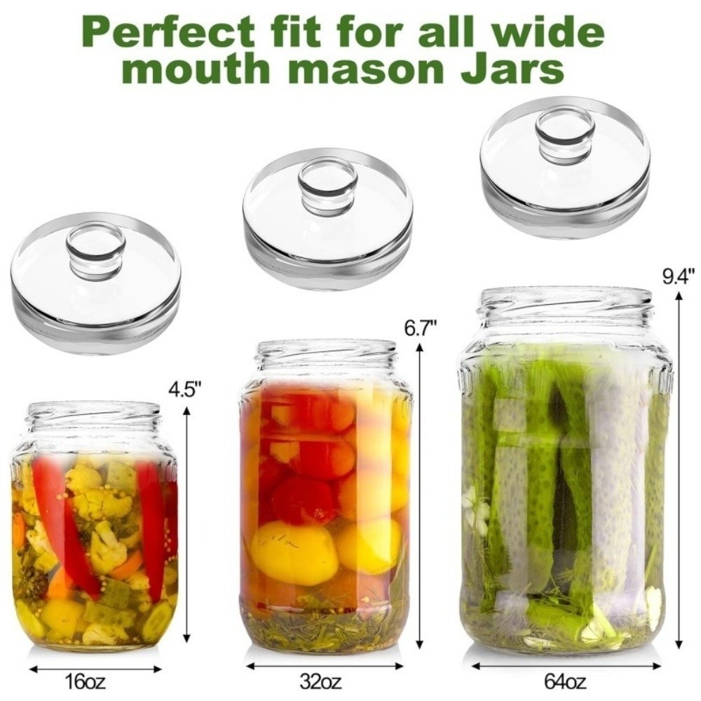 Fermentasyon Cam Ağırlıkları Ş - Mason Jar Wide Mouth incelemesi ve fiyatı
