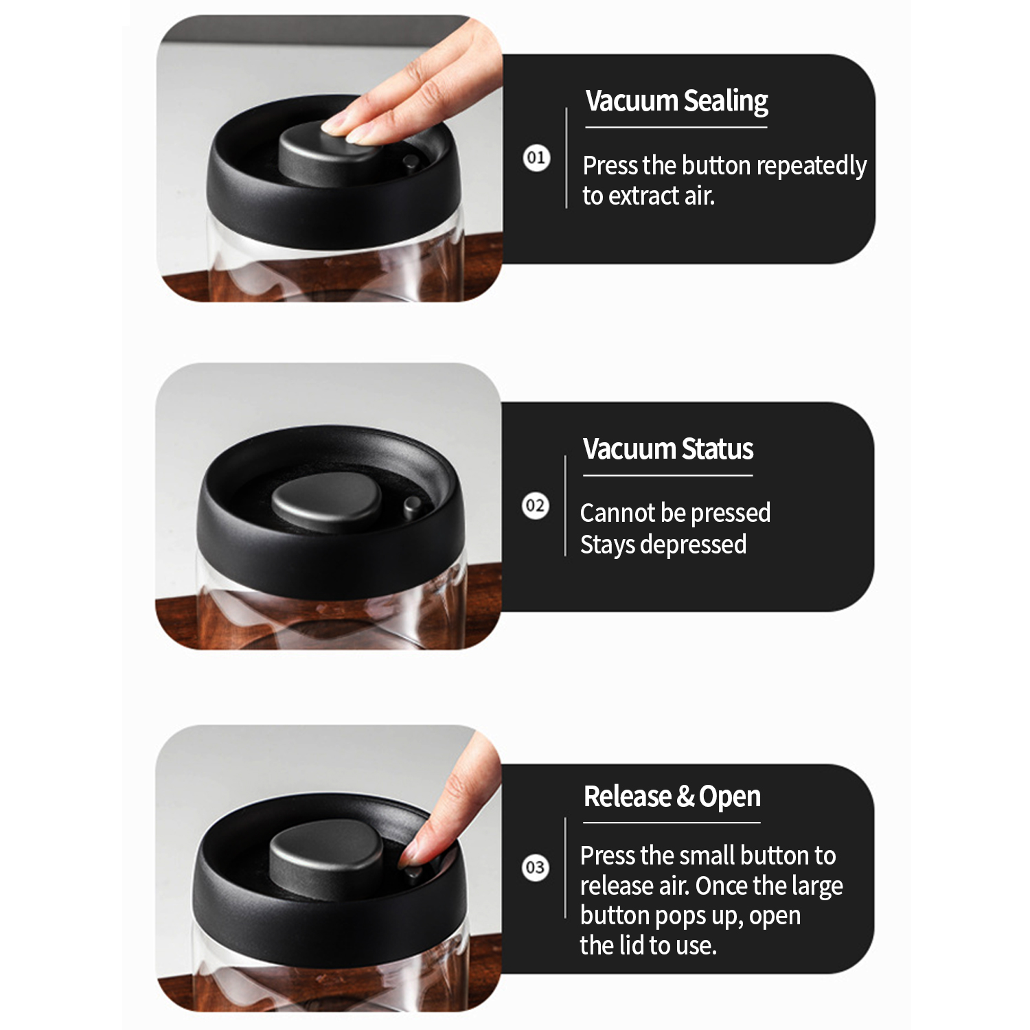 OANKR Vakumlu Kahve Kabı 500ml - Food Storage Containers Glass incelemesi ve fiyatı