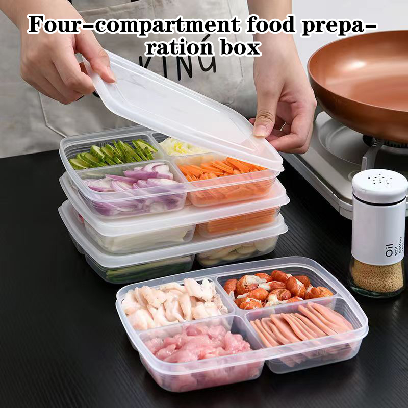Yeni 【4 Bölmeli Plastik Saklam - Food Storage Equipment incelemesi ve fiyatı