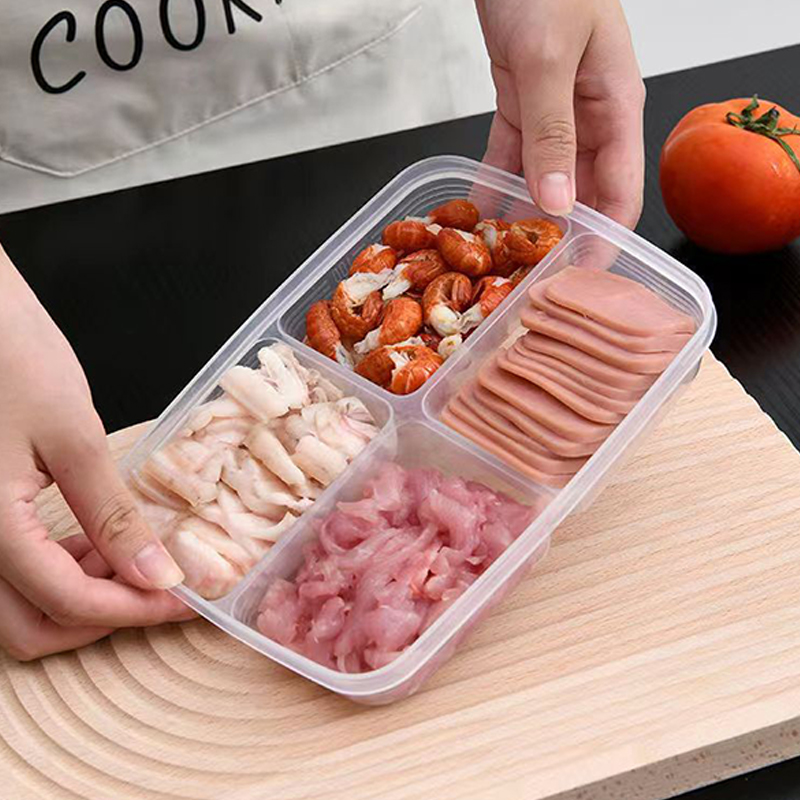 Yeni 【4 Bölmeli Plastik Saklam - Food Storage Equipment incelemesi ve fiyatı