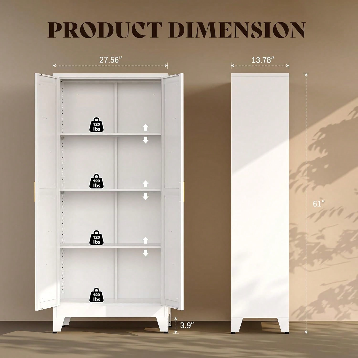 61 inç yüksekliğinde, kapaklı  - Food Storage Kitchen Cabinet incelemesi ve fiyatı