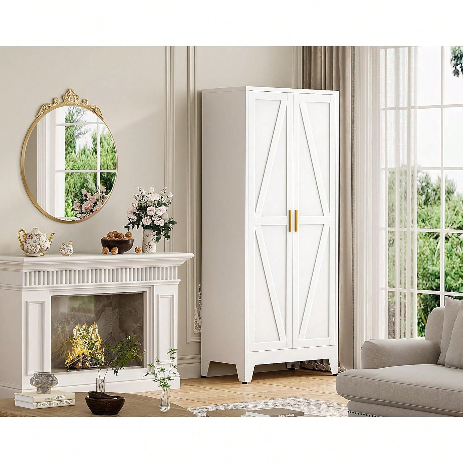 61 inç yüksekliğinde, kapaklı  - Food Storage Kitchen Cabinet incelemesi ve fiyatı