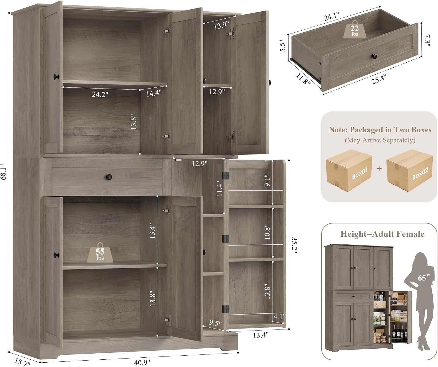 Mutfak Kileri Depolama Dolabı  - Food Storage Kitchen Cabinet incelemesi ve fiyatı