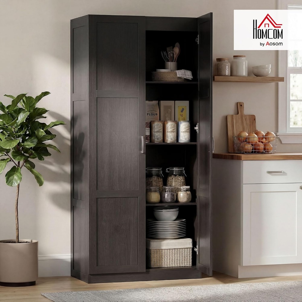 HOMCOM 71 inç Yüksekliğinde 4  - Food Storage Kitchen Cabinet incelemesi ve fiyatı
