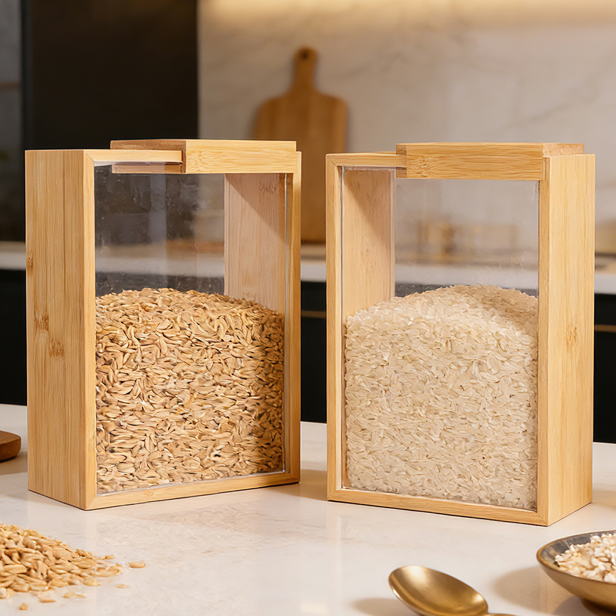 E9 1 Adet Bambu Tahıl Pirinç S - Food Storage Lidl incelemesi ve fiyatı
