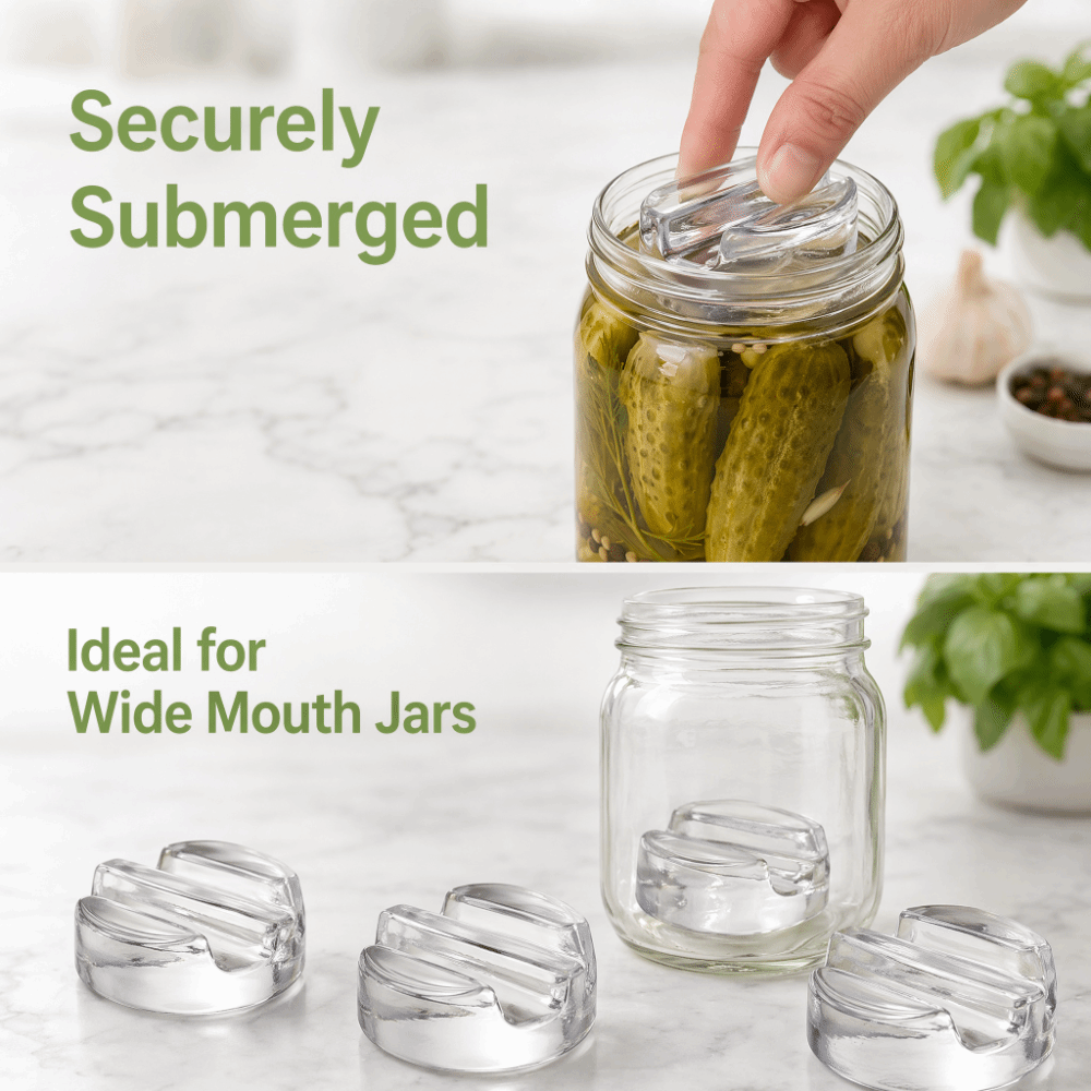 Fermente Edilmiş Cam Ağırlıkla - Mason Jar Wide Mouth incelemesi ve fiyatı