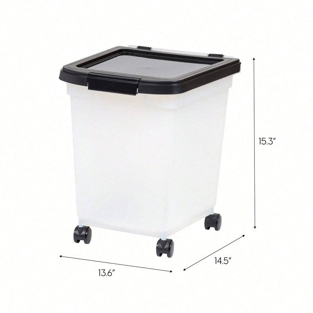 Şeffaf Plastik Tekerlekli ve K - Food Storage For Dog incelemesi ve fiyatı