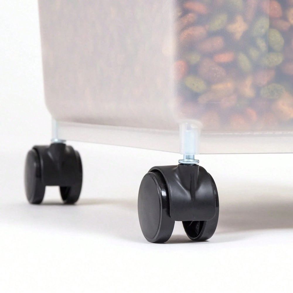 Şeffaf Plastik Tekerlekli ve K - Food Storage For Dog incelemesi ve fiyatı