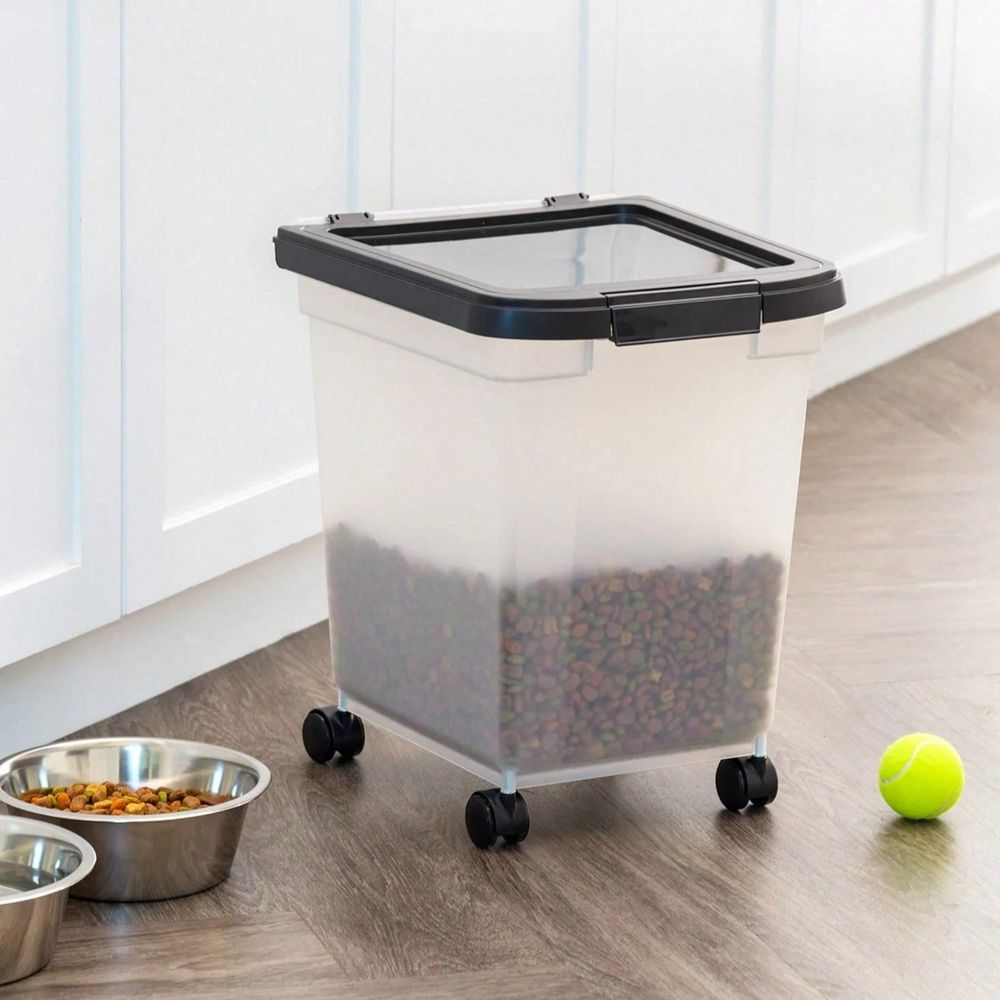 Şeffaf Plastik Tekerlekli ve K - Food Storage For Dog incelemesi ve fiyatı