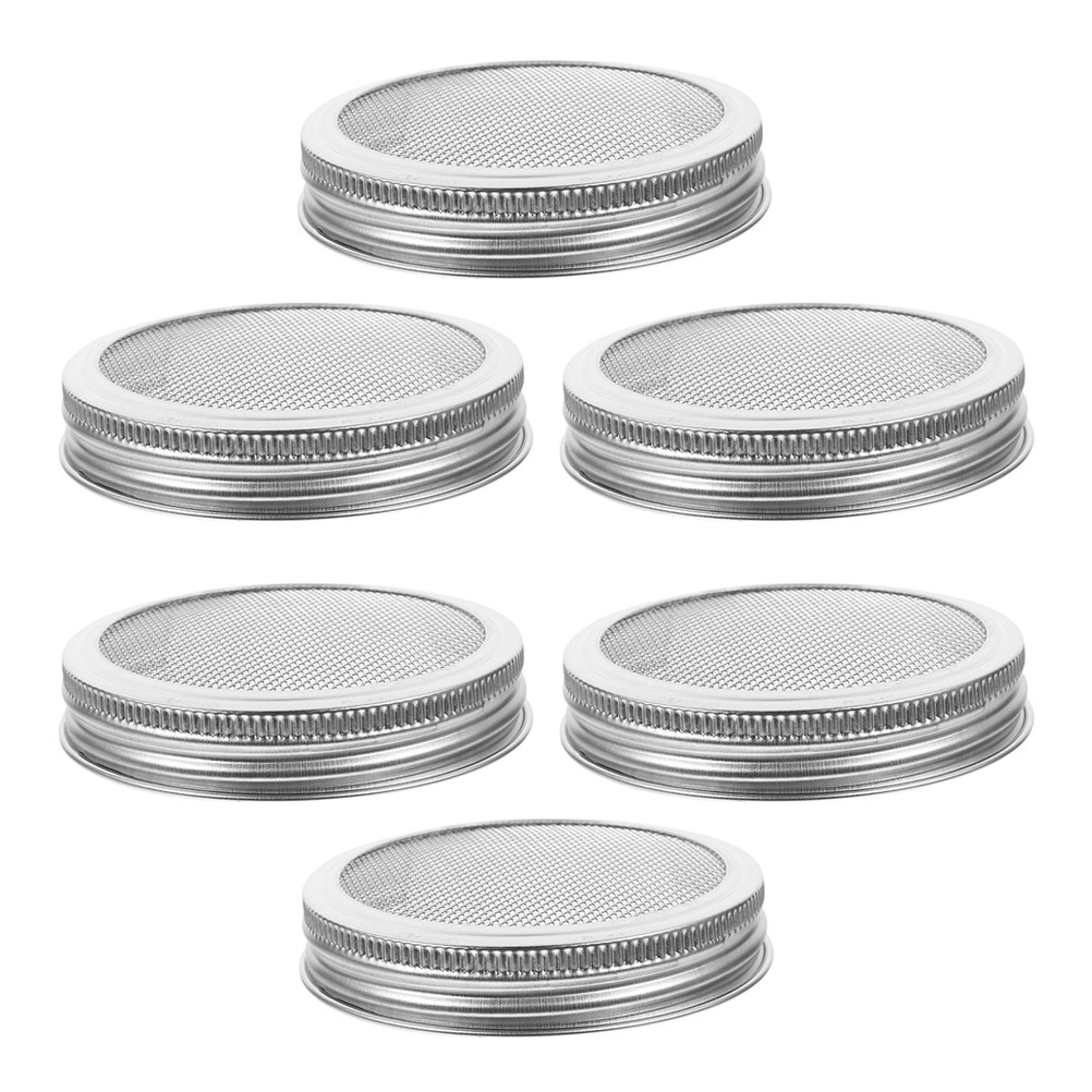 6 adet paslanmaz çelik filizle - Mason Jar Wide Mouth incelemesi ve fiyatı