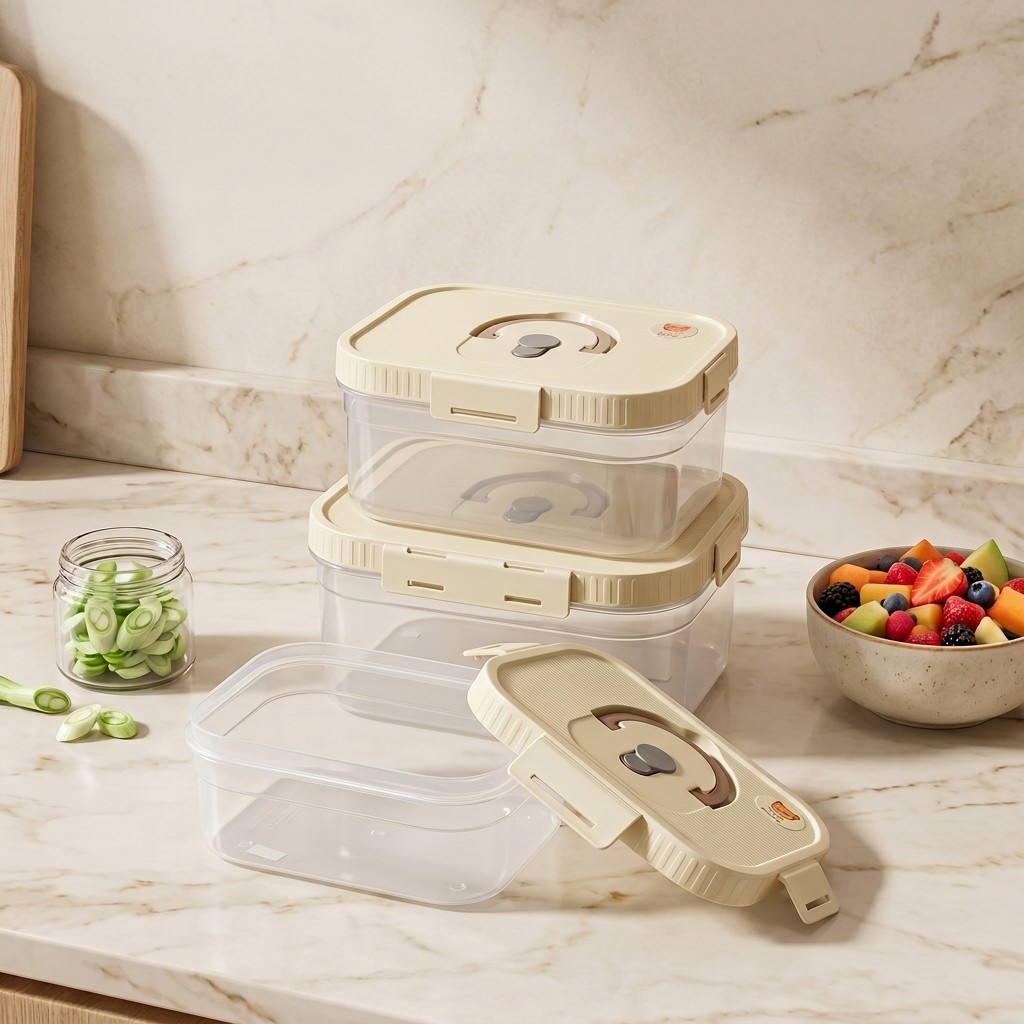 Şeffaf Plastik Gıda Saklama Ku - Food Storage Organization incelemesi ve fiyatı