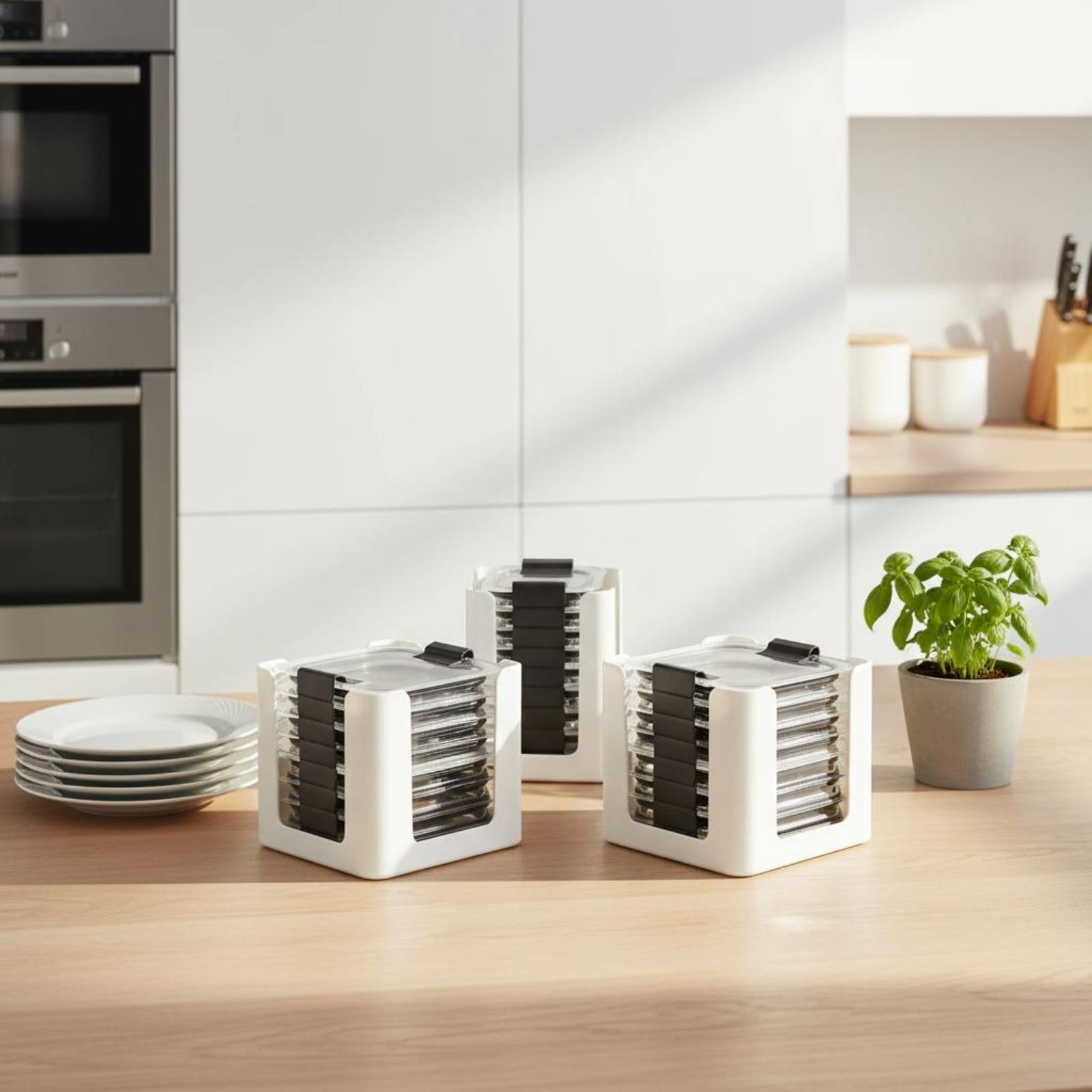 3 Parça Kapak Saklama Rafı Dik - Food Storage Kitchen Cabinet incelemesi ve fiyatı